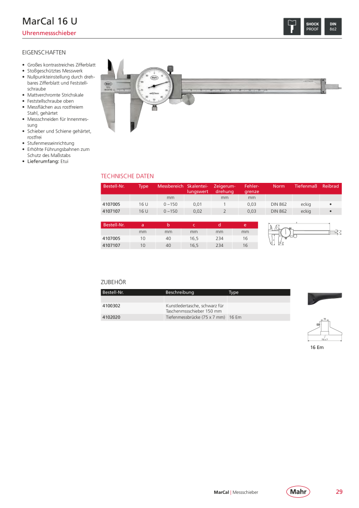 Mahr - Hauptkatalog NR.: 20198 - Seite 33