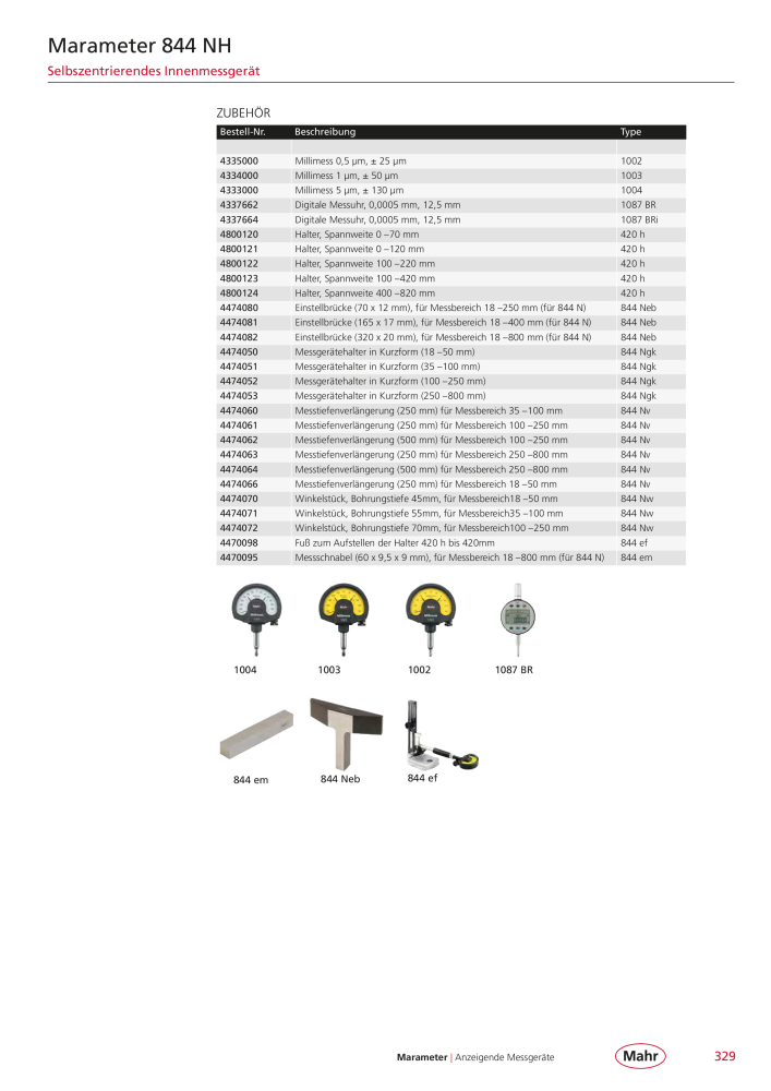 Mahr - Hauptkatalog NR.: 20198 - Seite 333