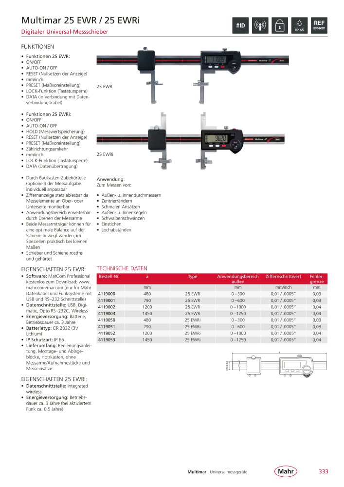 Mahr - Hauptkatalog Nb. : 20198 - Page 337