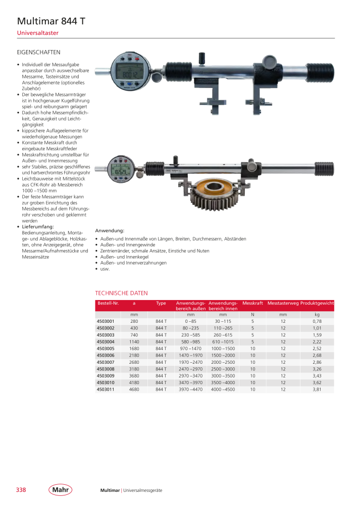 Mahr - Hauptkatalog NO.: 20198 - Page 342