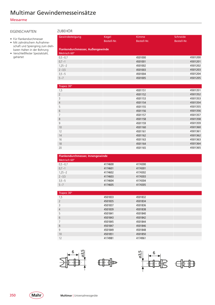 Mahr - Hauptkatalog Nb. : 20198 - Page 354