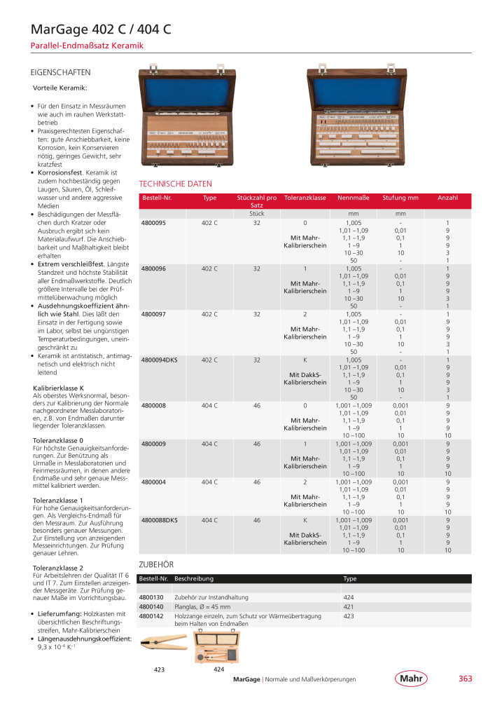 Mahr - Hauptkatalog NR.: 20198 - Seite 367