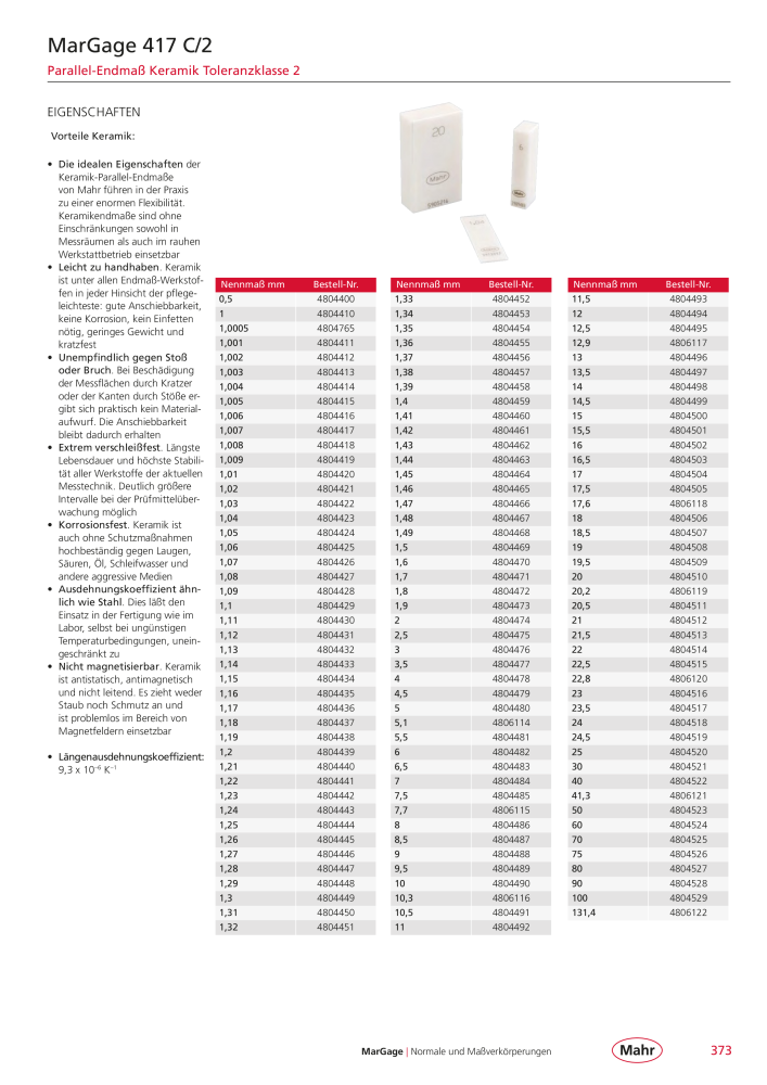 Mahr - Hauptkatalog NO.: 20198 - Page 377