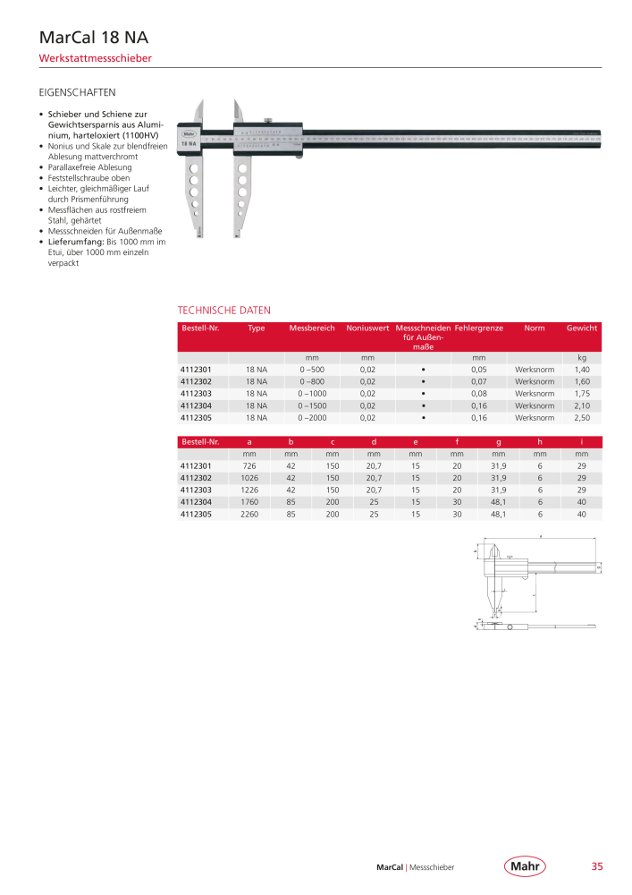 Mahr - Hauptkatalog NR.: 20198 - Seite 39