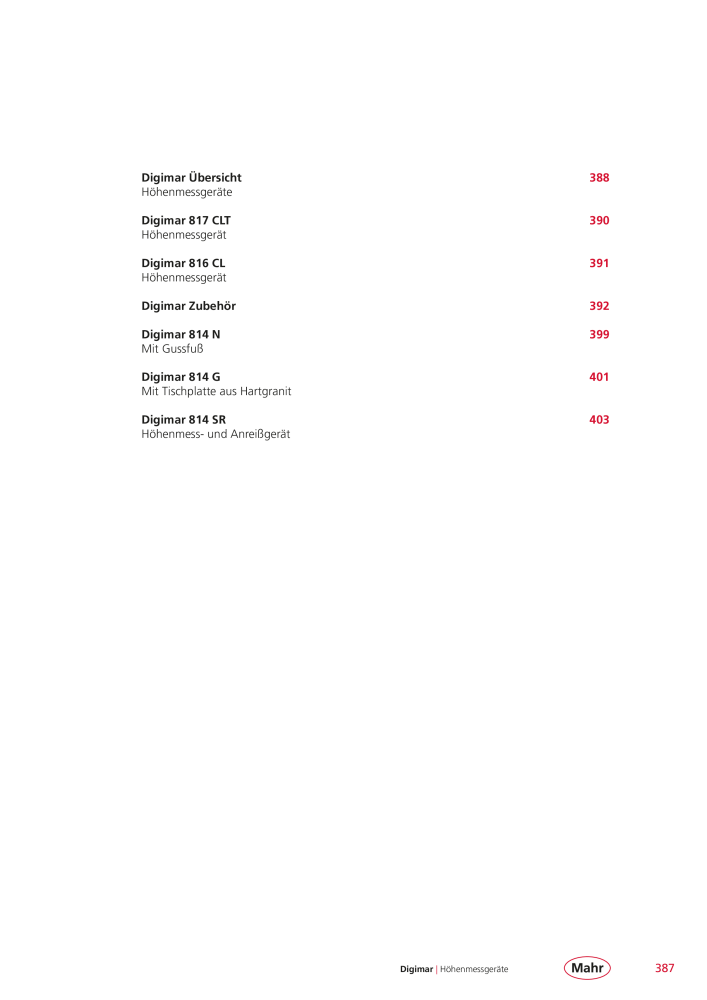 Mahr - Hauptkatalog NR.: 20198 - Seite 391