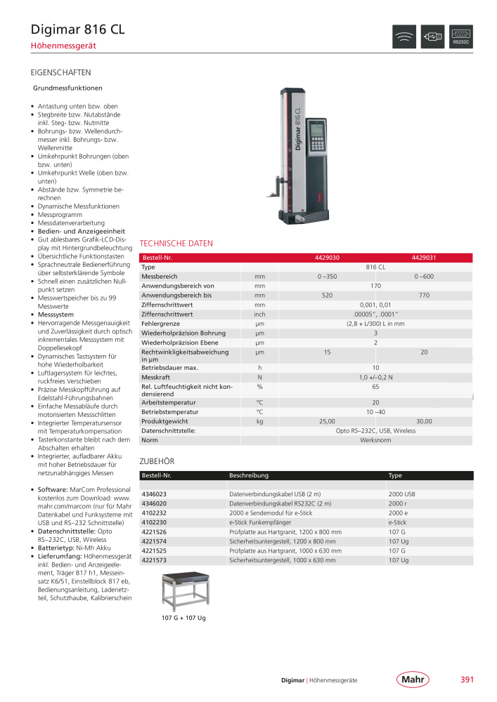 Mahr - Hauptkatalog NR.: 20198 - Seite 395