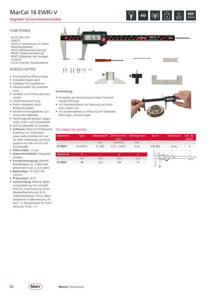 Mahr - Hauptkatalog NR.: 20198 - Seite 40