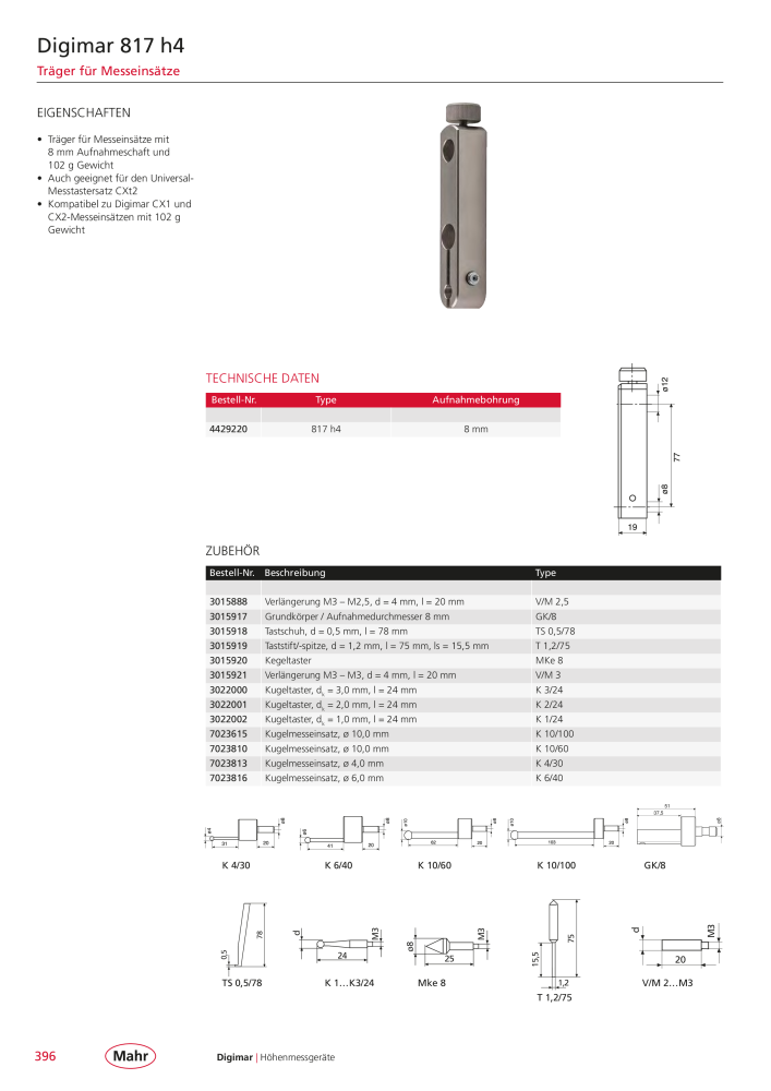 Mahr - Hauptkatalog NR.: 20198 - Seite 400