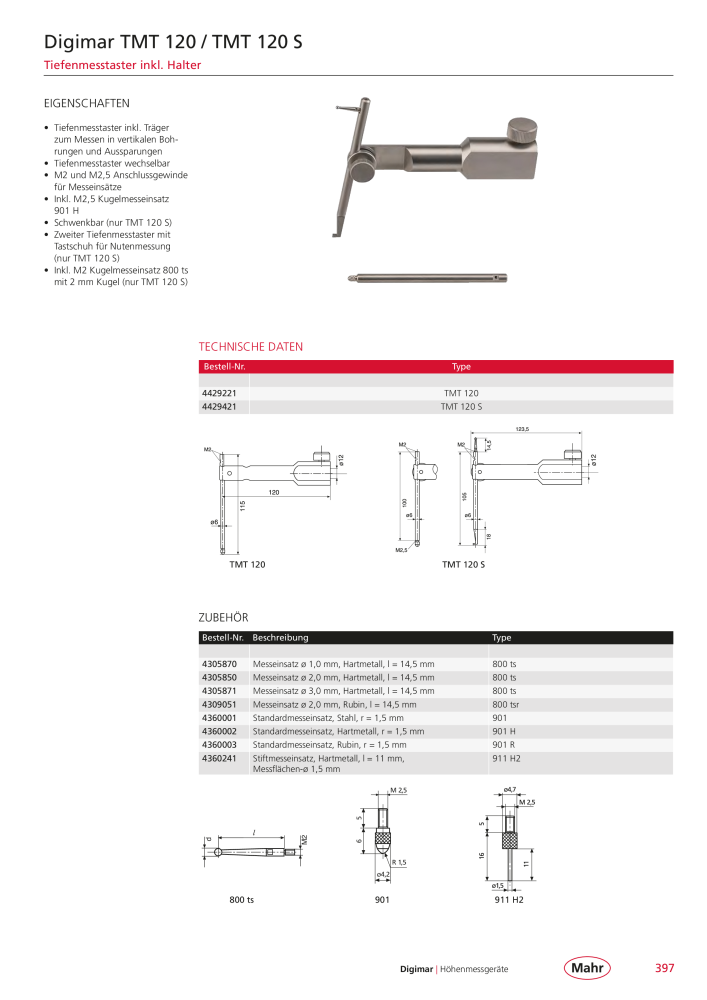 Mahr - Hauptkatalog Nb. : 20198 - Page 401