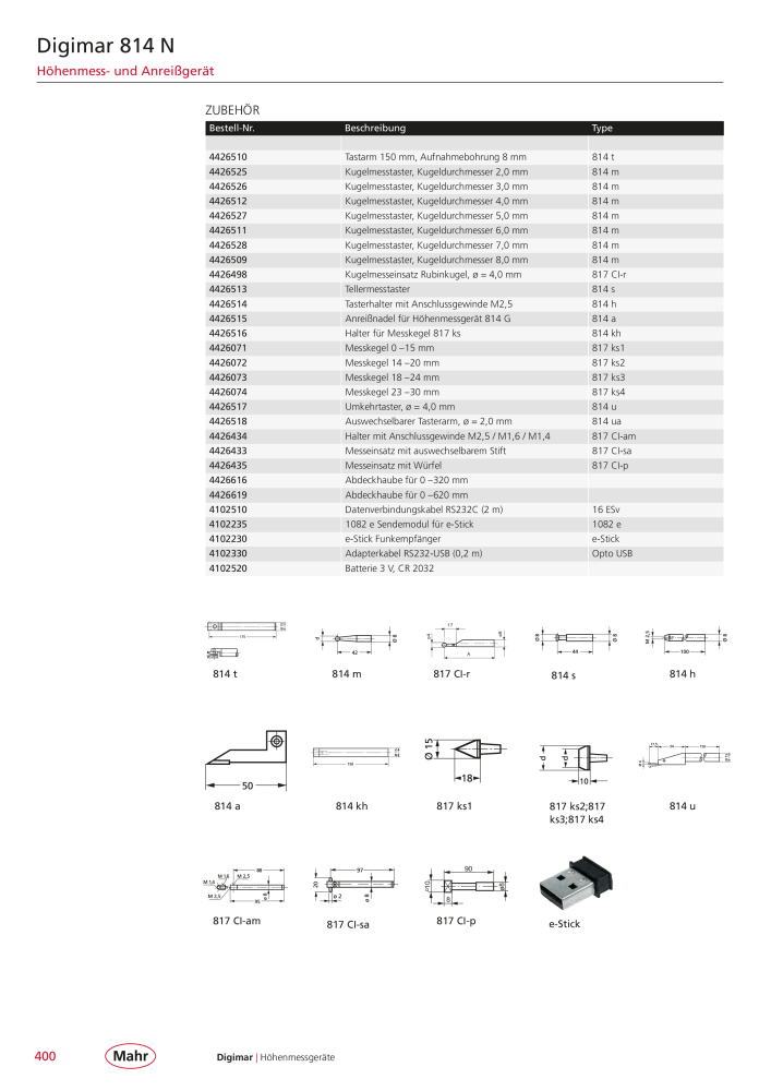 Mahr - Hauptkatalog NR.: 20198 - Seite 404