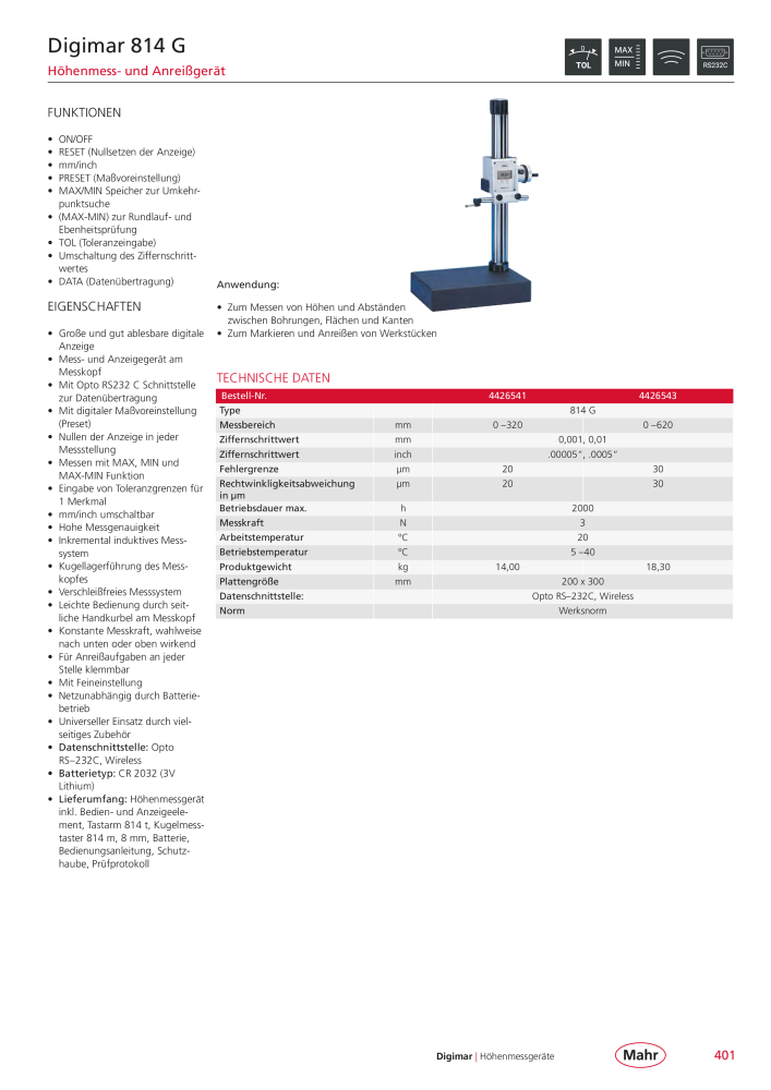 Mahr - Hauptkatalog NR.: 20198 - Seite 405