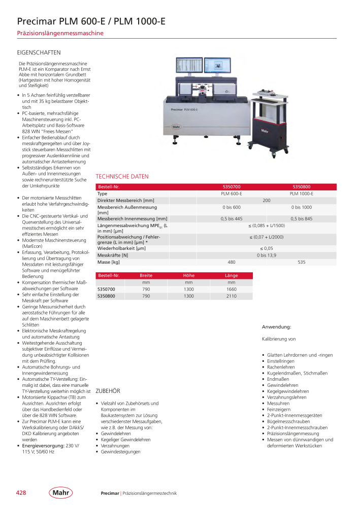 Mahr - Hauptkatalog NR.: 20198 - Seite 432