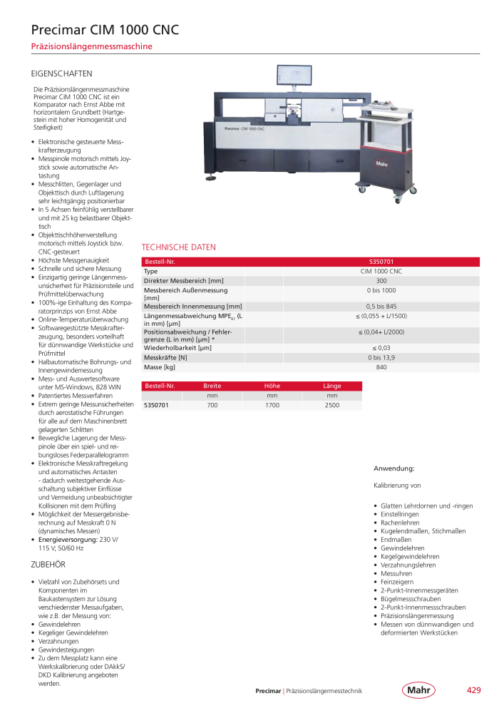 Mahr - Hauptkatalog NR.: 20198 - Seite 433