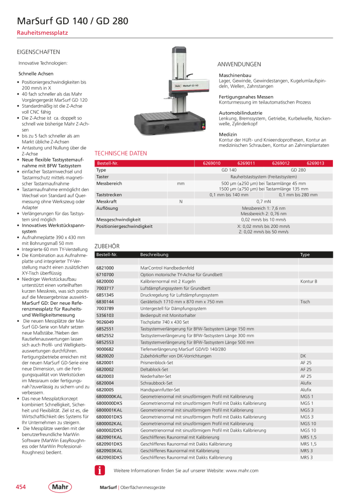 Mahr - Hauptkatalog Nb. : 20198 - Page 458