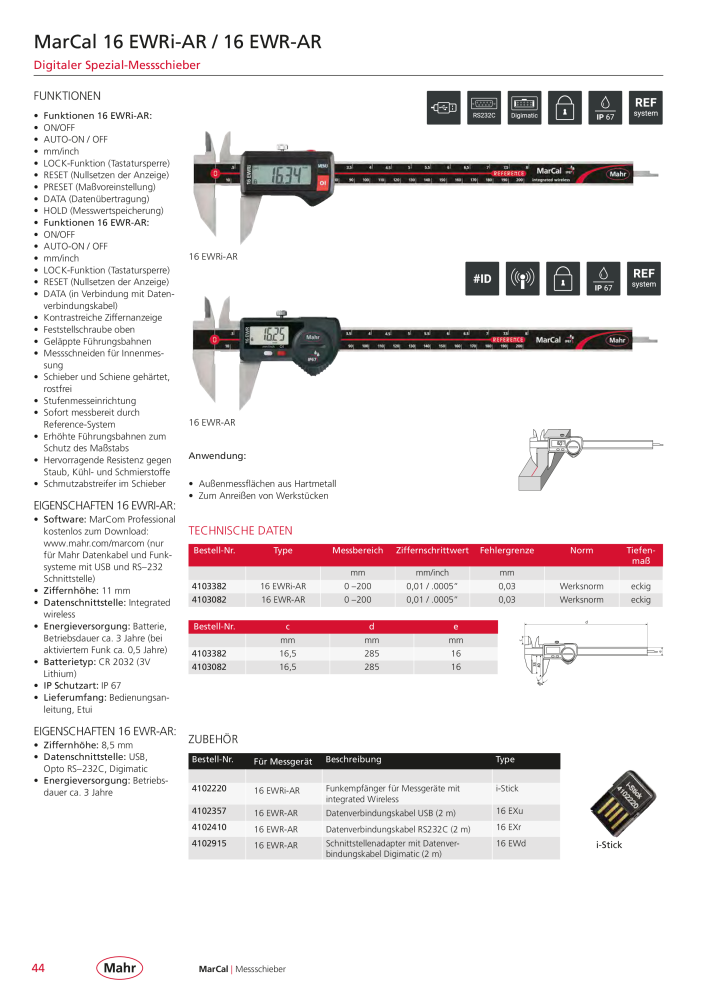 Mahr - Hauptkatalog NR.: 20198 - Seite 48