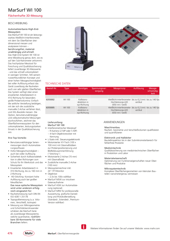 Mahr - Hauptkatalog n.: 20198 - Pagina 480