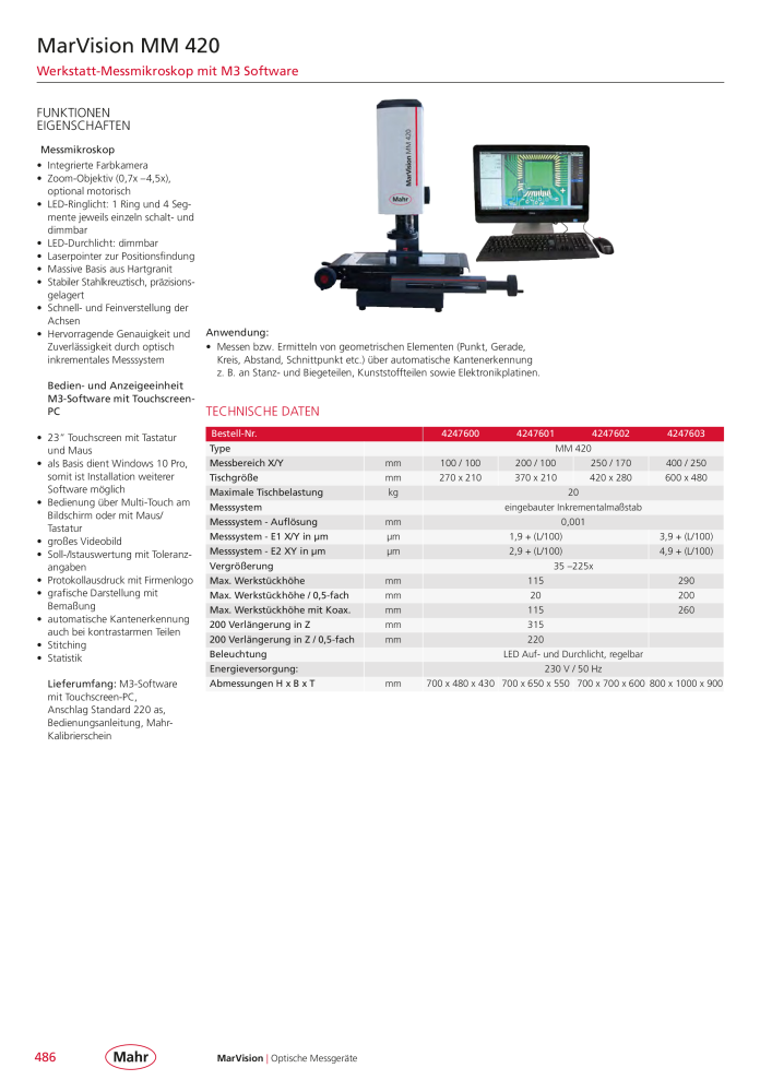 Mahr - Hauptkatalog NR.: 20198 - Strona 490