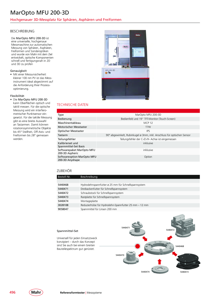 Mahr - Hauptkatalog Nb. : 20198 - Page 500