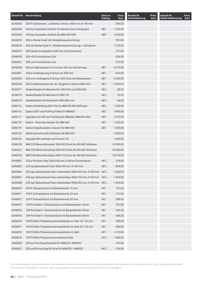 Mahr - Hauptkatalog n.: 20198 - Pagina 610