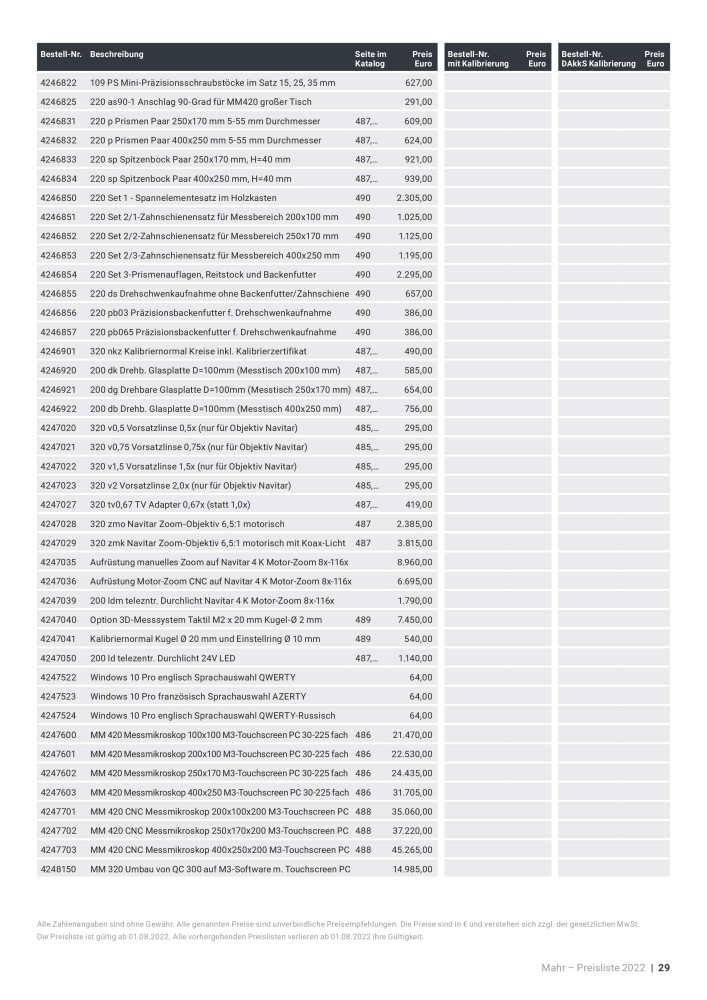 Mahr - Hauptkatalog n.: 20198 - Pagina 611