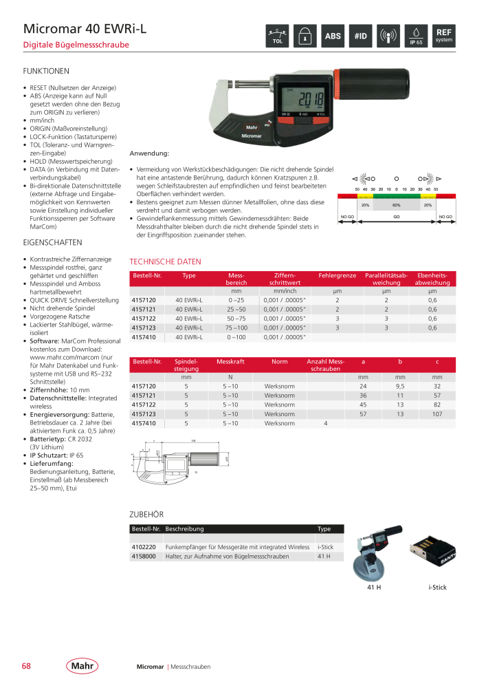 Mahr - Hauptkatalog Nb. : 20198 - Page 72