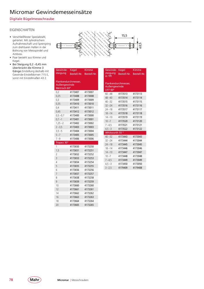 Mahr - Hauptkatalog NR.: 20198 - Seite 82