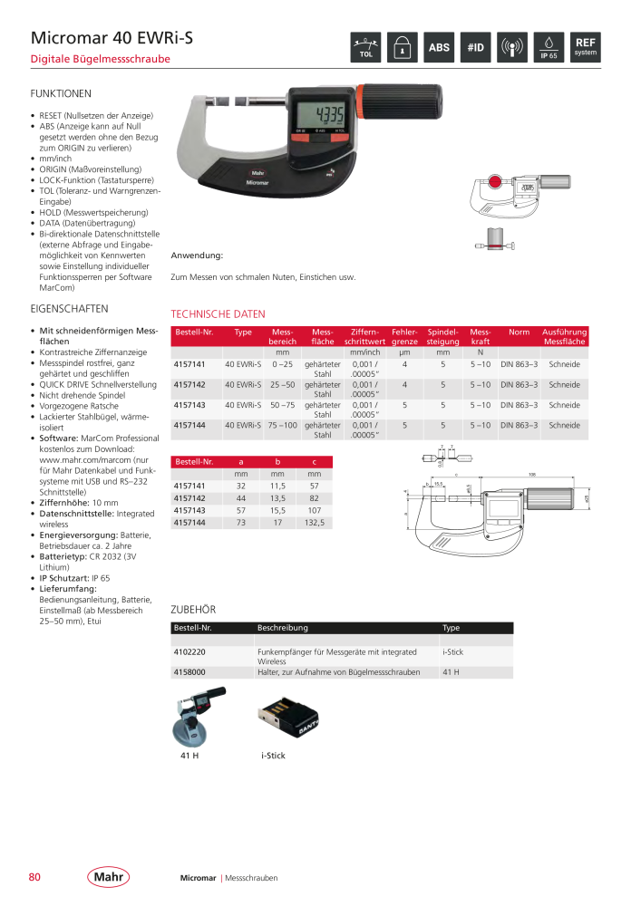 Mahr - Hauptkatalog NR.: 20198 - Seite 84