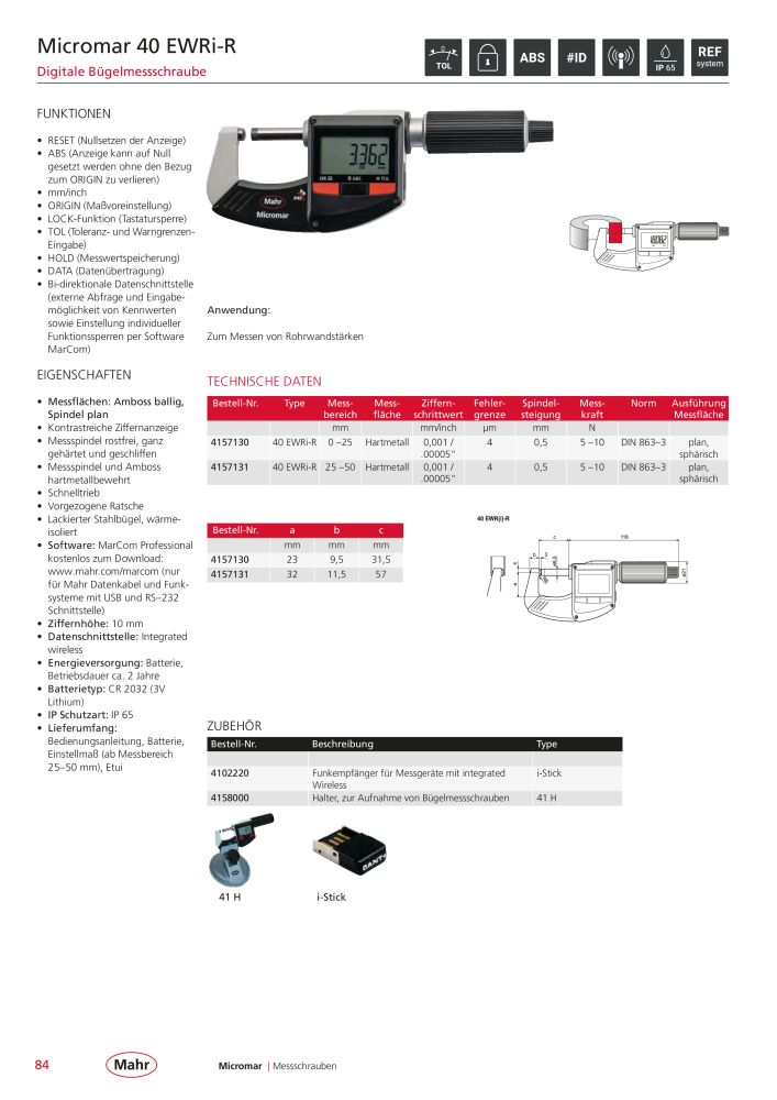 Mahr - Hauptkatalog NR.: 20198 - Seite 88