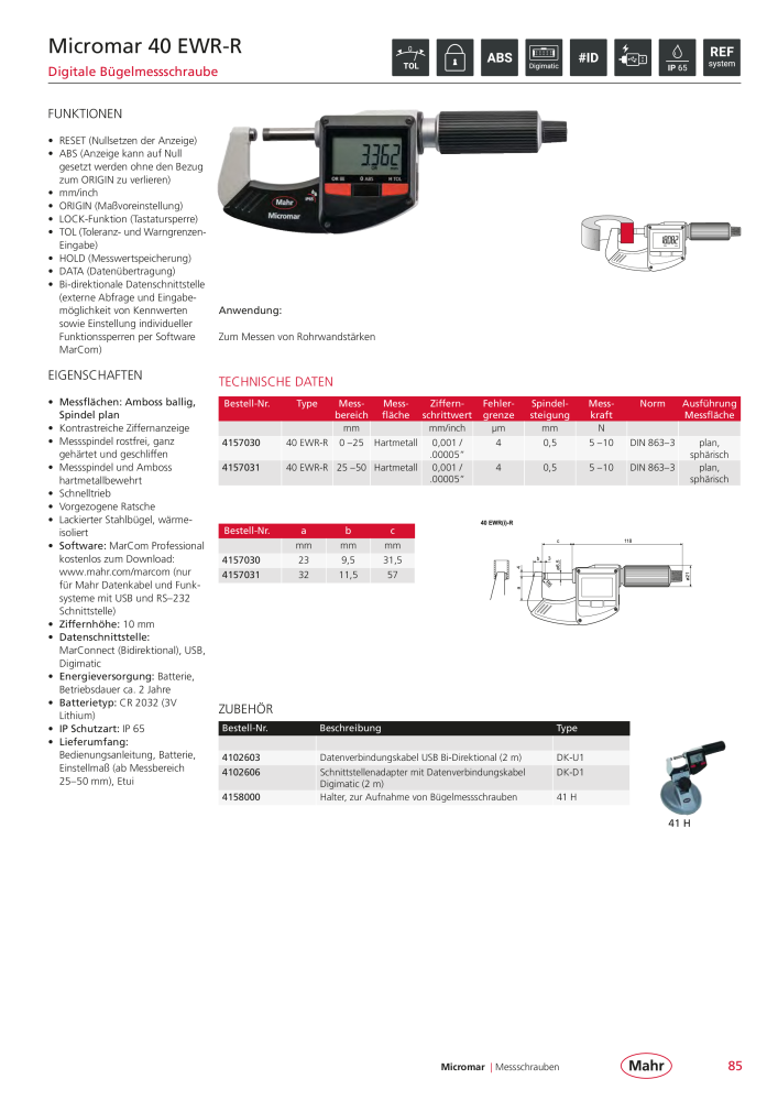 Mahr - Hauptkatalog NR.: 20198 - Seite 89