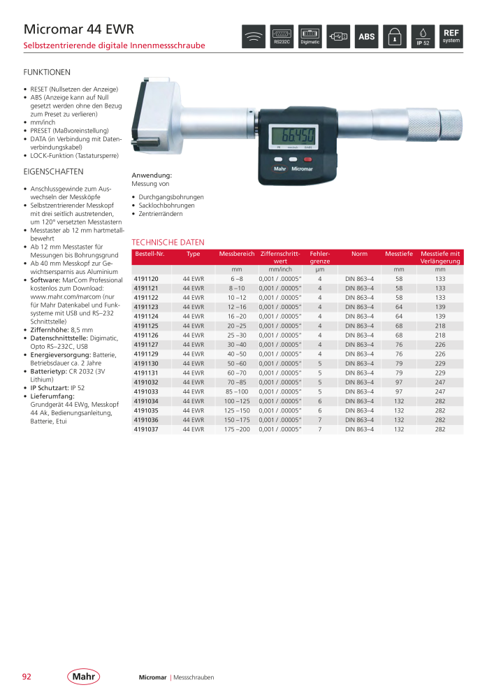 Mahr - Hauptkatalog NR.: 20198 - Strona 96