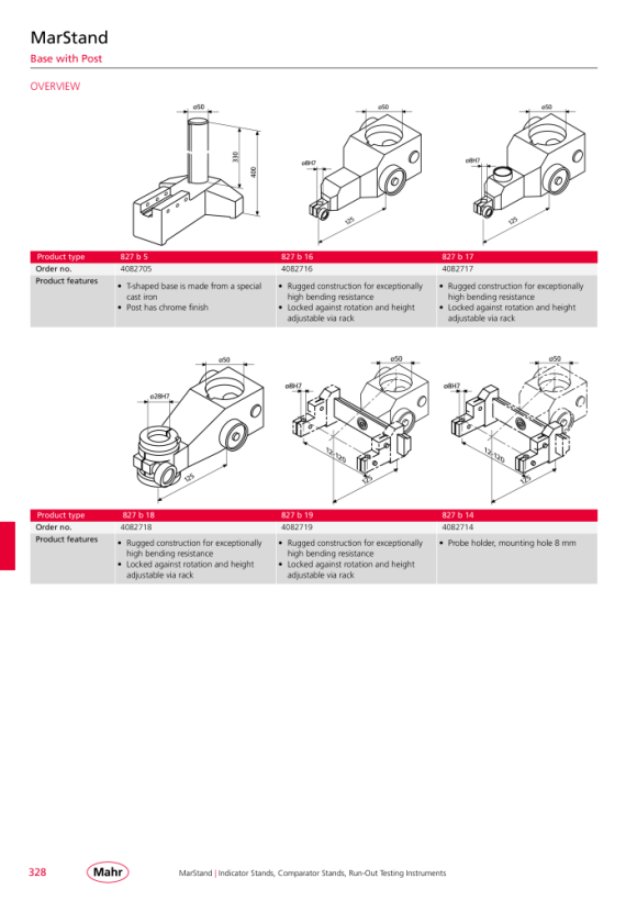 Mahr 827 b 35 Adjustable stop 4082735