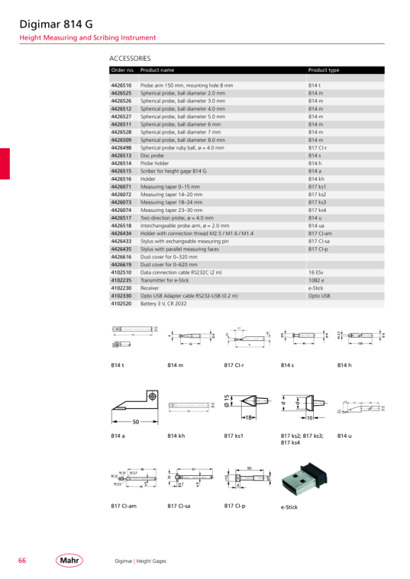 Mahr 27 Sp special holder for, 27 ES for holding 4123041