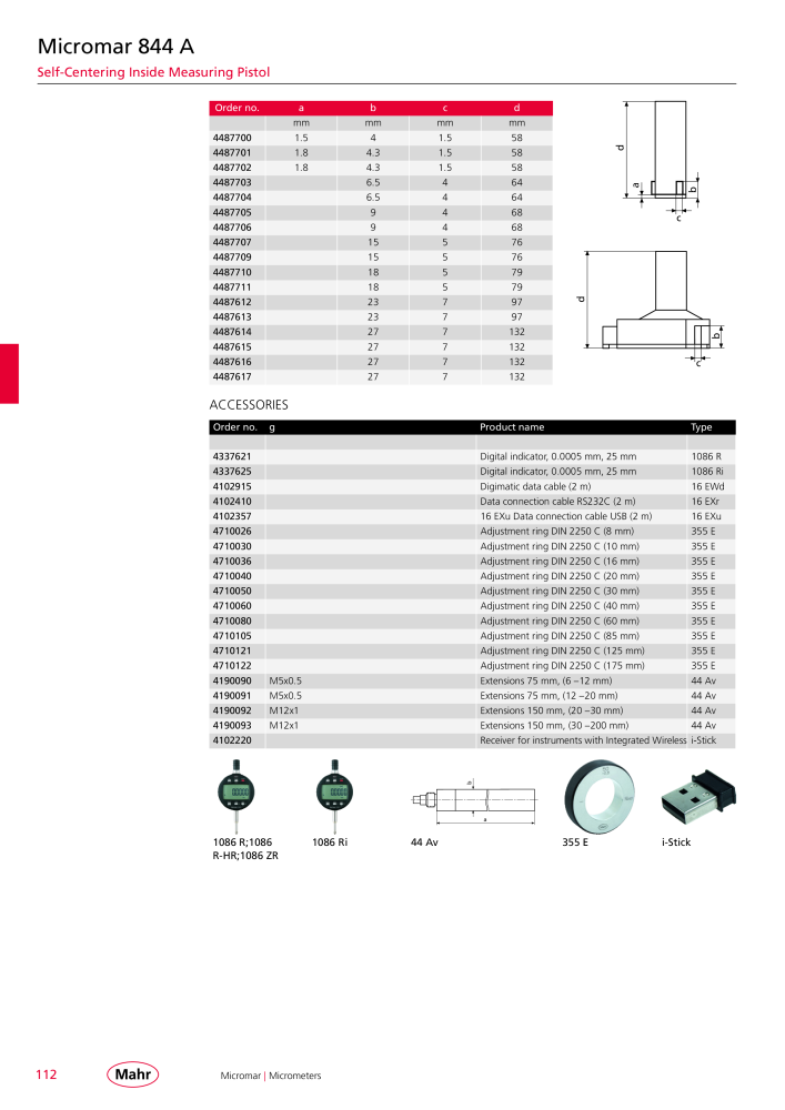 Mahr - Product Catalog NO.: 20199 - Page 116