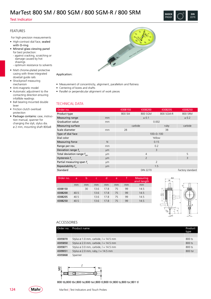 Mahr - Product Catalog NO.: 20199 - Page 128