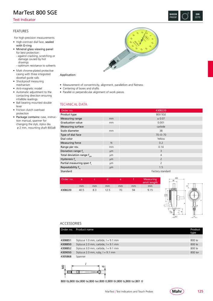 Mahr - Product Catalog NO.: 20199 - Page 129