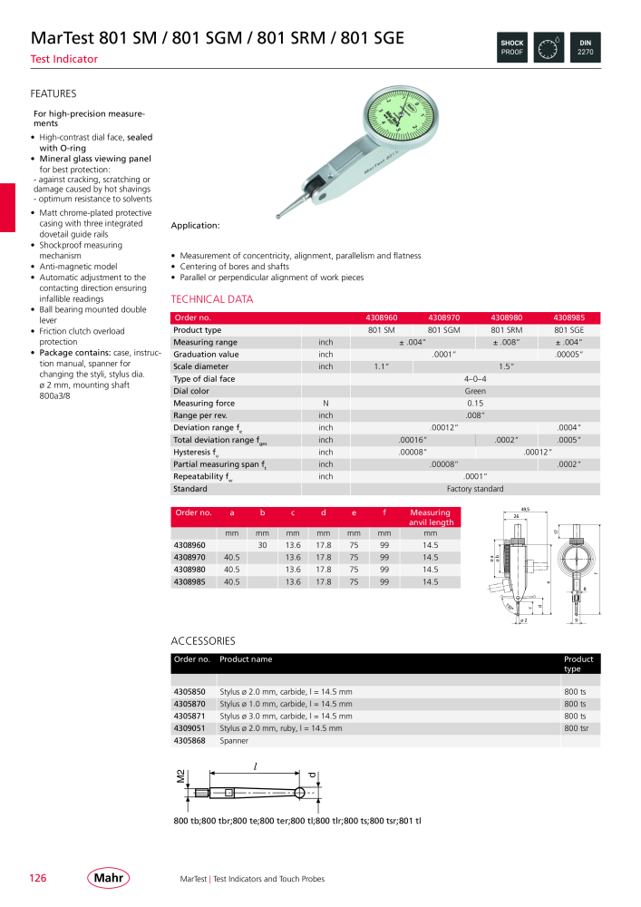 Mahr - Product Catalog NO.: 20199 - Page 130