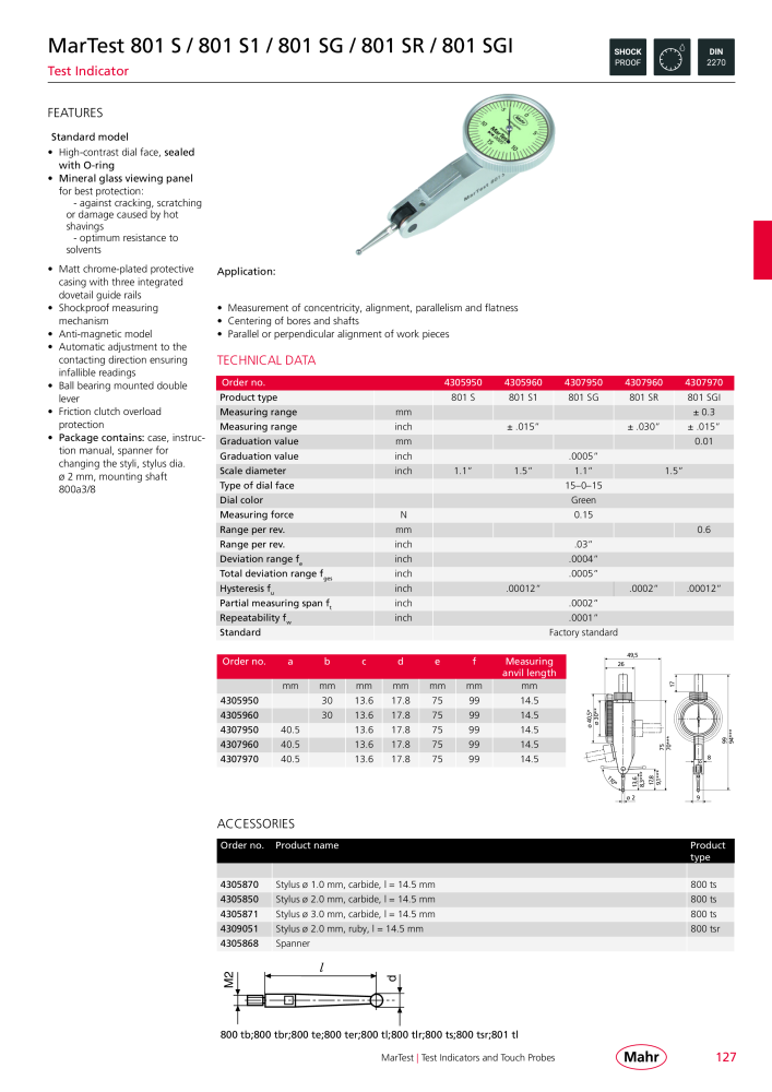 Mahr - Product Catalog NO.: 20199 - Page 131