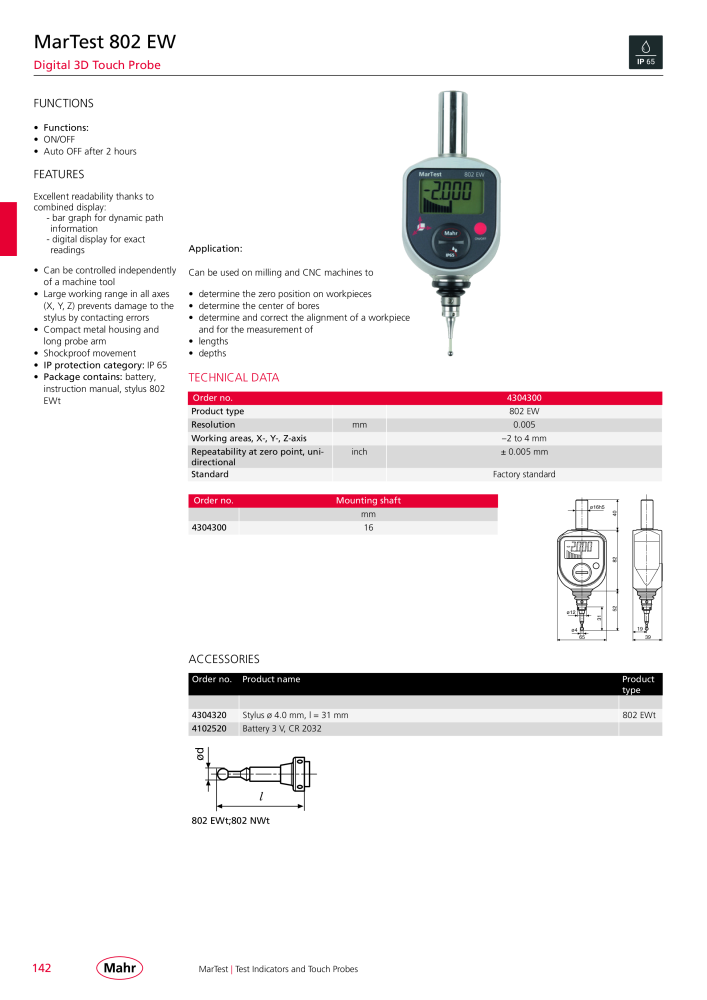 Mahr - Product Catalog NO.: 20199 - Page 146