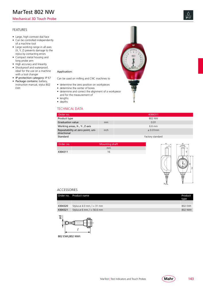 Mahr - Product Catalog NO.: 20199 - Page 147