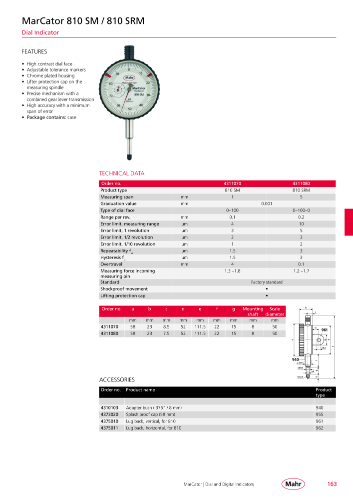 Mahr - Product Catalog NO.: 20199 - Page 167