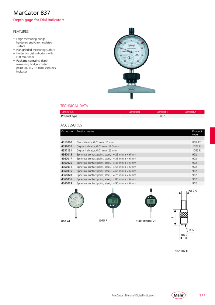 Mahr - Product Catalog NO.: 20199 - Page 181