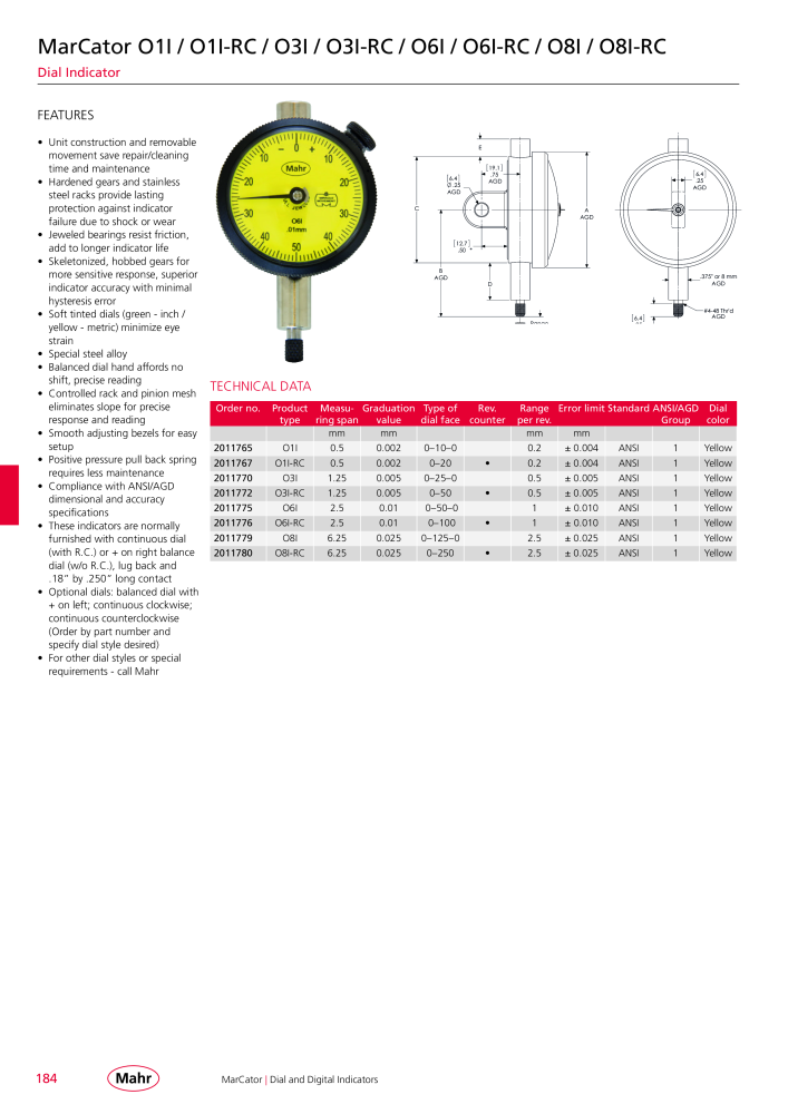 Mahr - Product Catalog NO.: 20199 - Page 188