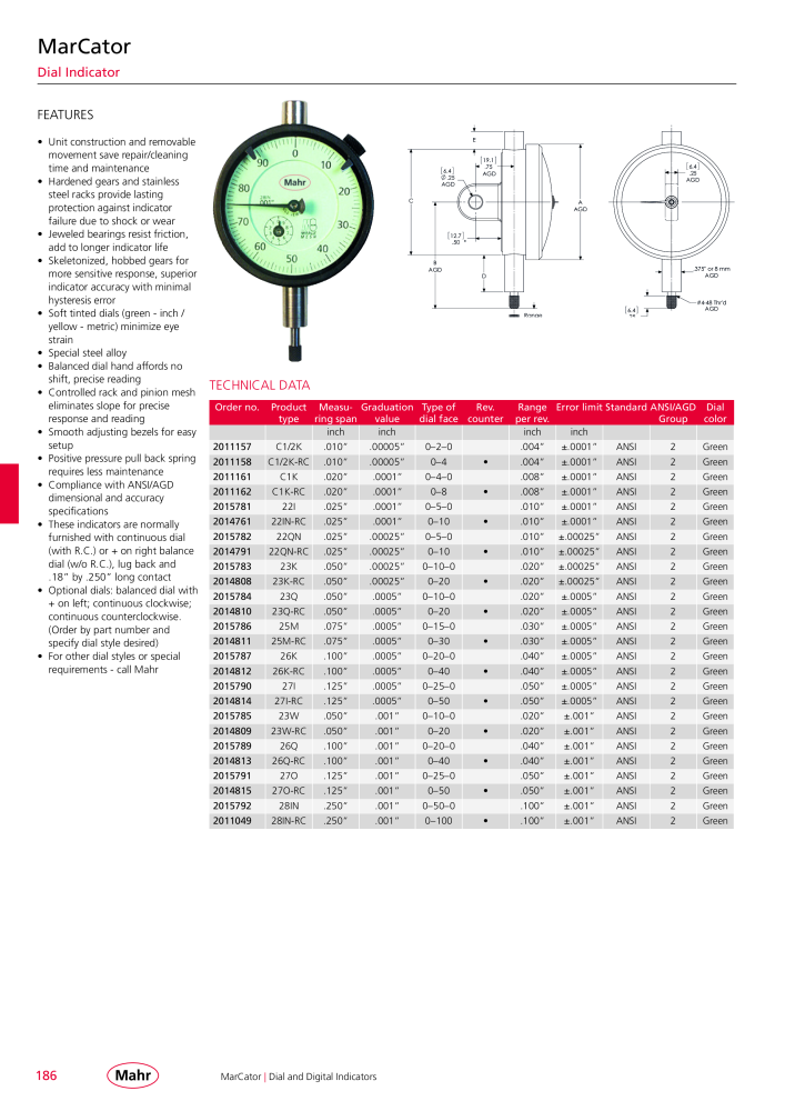 Mahr - Product Catalog NO.: 20199 - Page 190