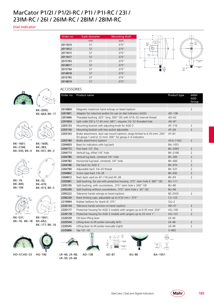 Mahr - Product Catalog NO.: 20199 - Page 193