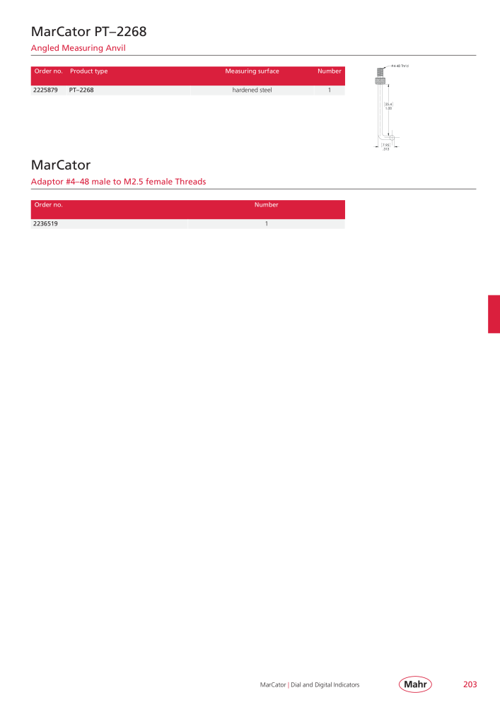 Mahr - Product Catalog NO.: 20199 - Page 207