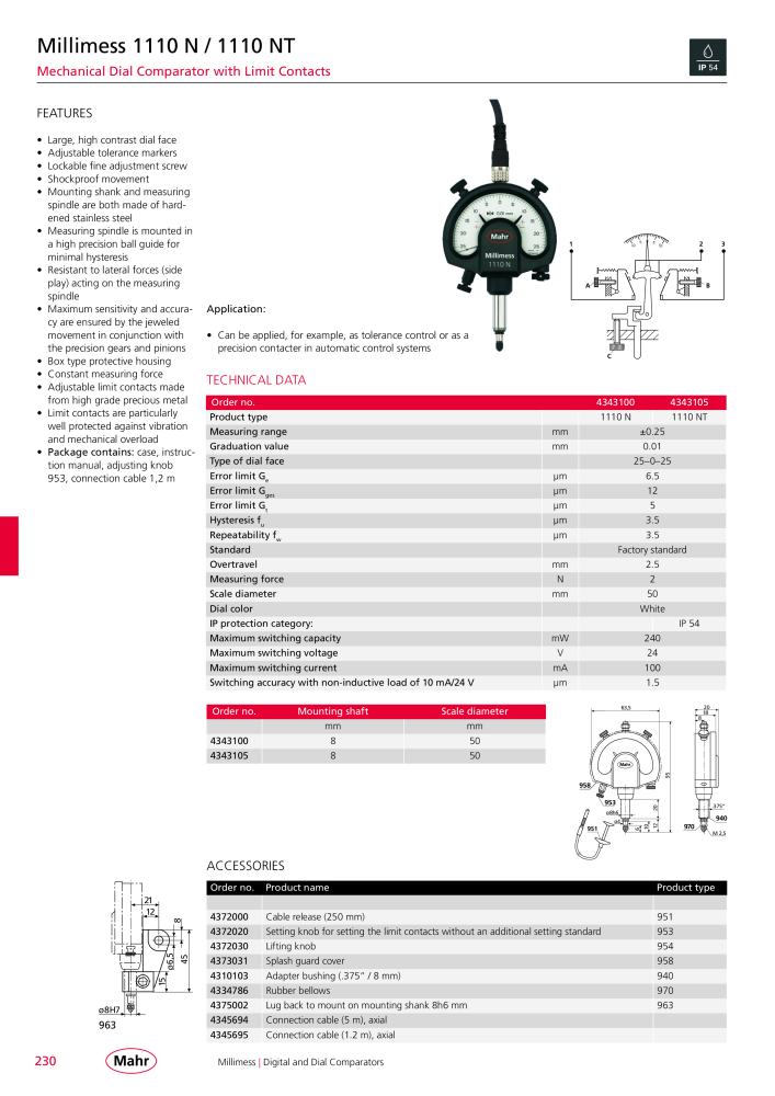 Mahr - Product Catalog NO.: 20199 - Page 234