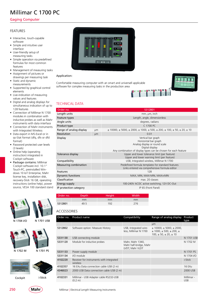 Mahr - Product Catalog NO.: 20199 - Page 254