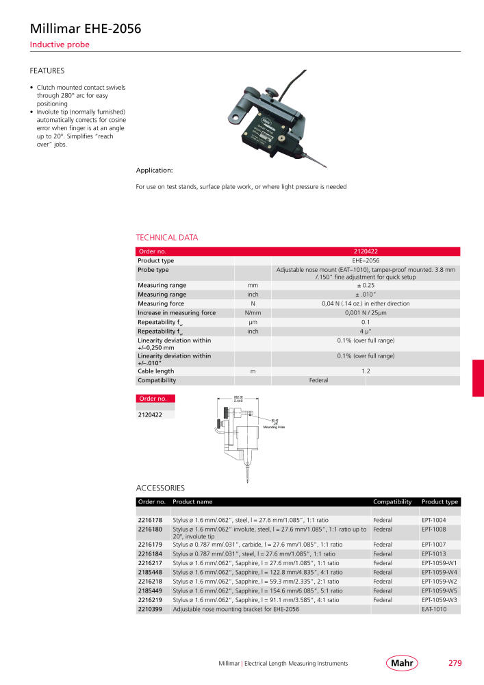 Mahr - Product Catalog n.: 20199 - Pagina 283