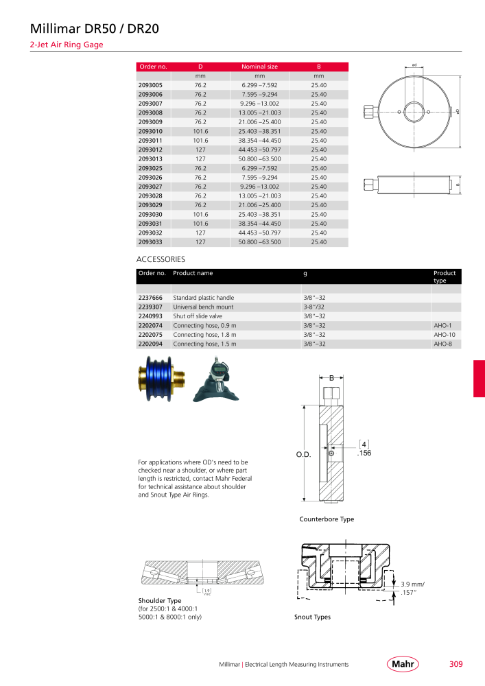 Mahr - Product Catalog NO.: 20199 - Page 313