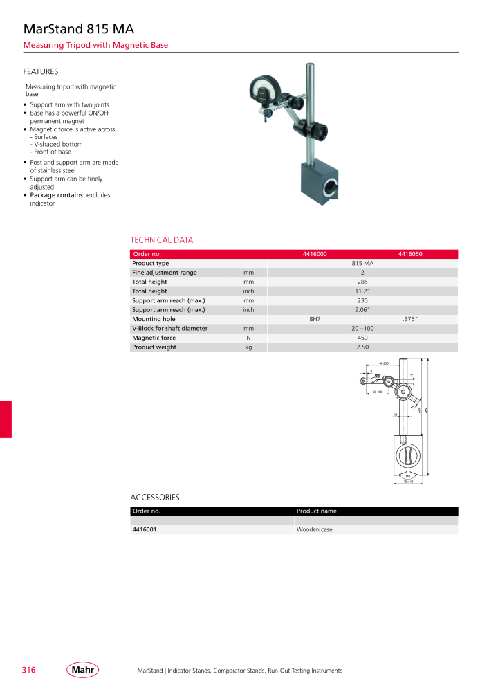 Mahr - Product Catalog NO.: 20199 - Page 320